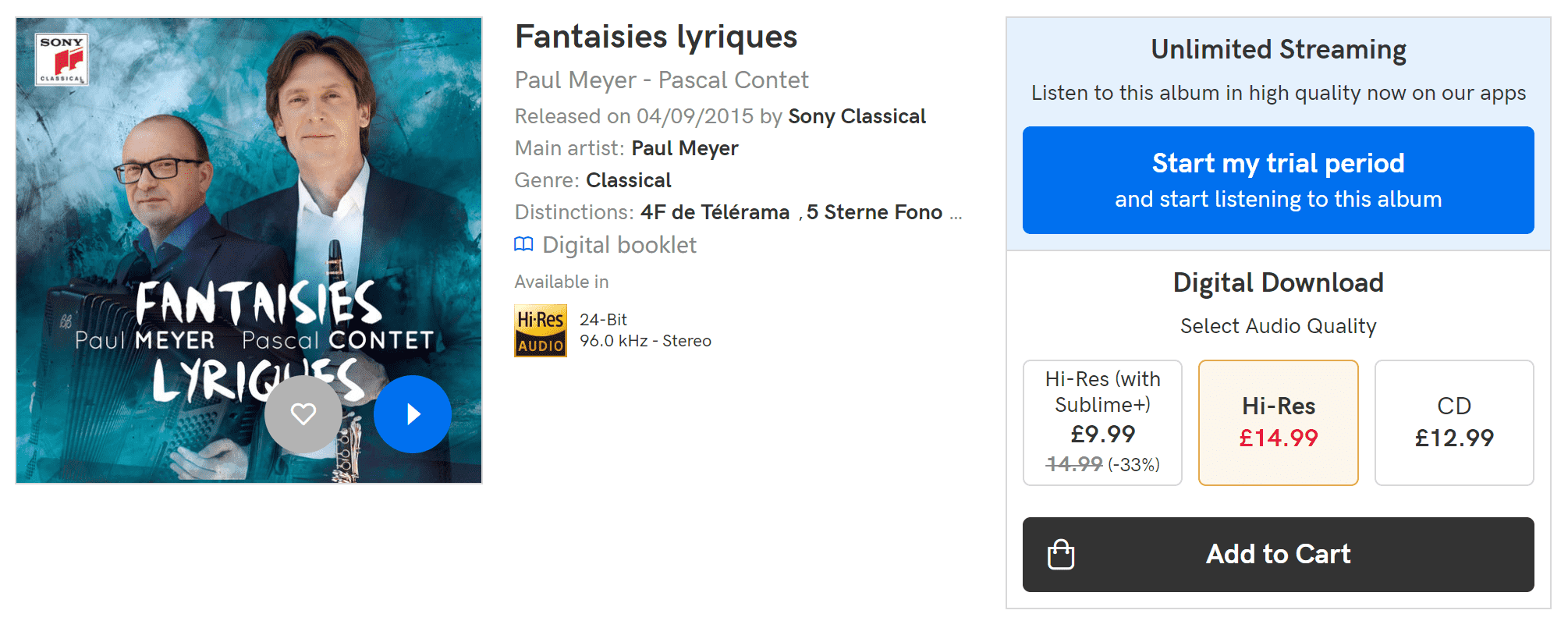 Fantaisies lyriques