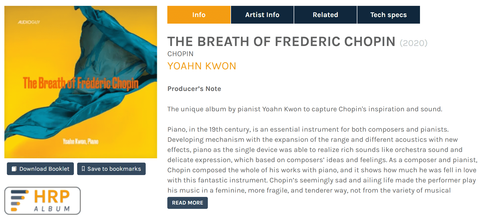 THE BREATH OF FREDERIC CHOPIN (2020)