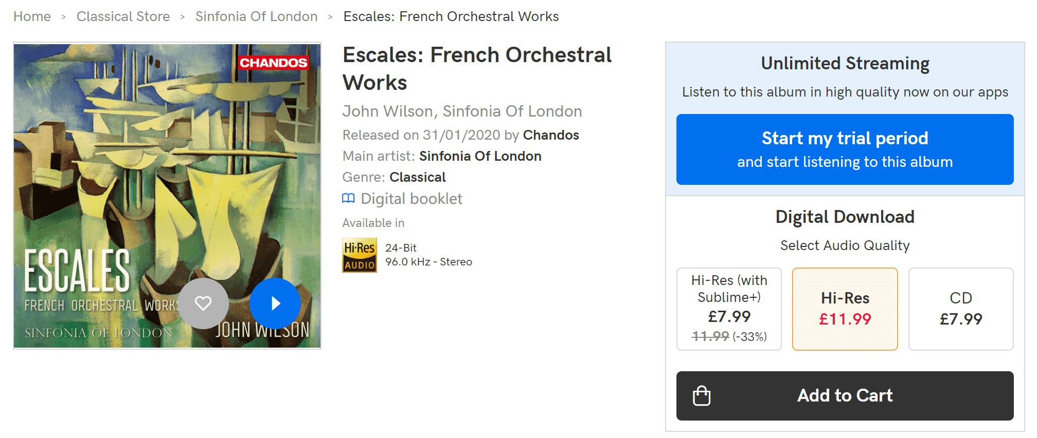 Escales: French Orchestral Works